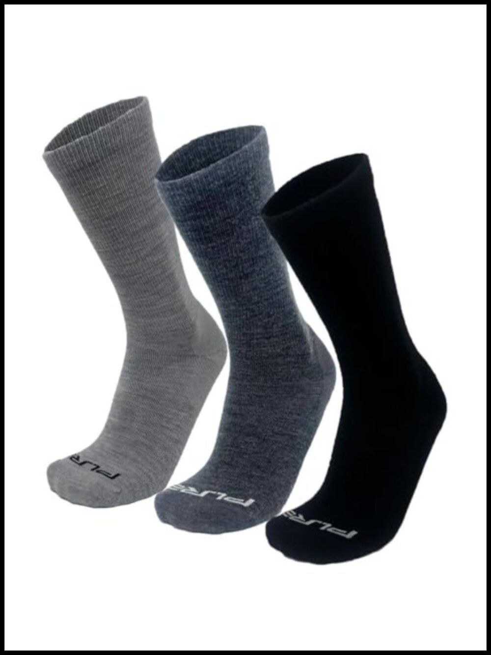 Alpaca Wool Crew Socks Made in USA Lightweight Athletic Running Hiking
